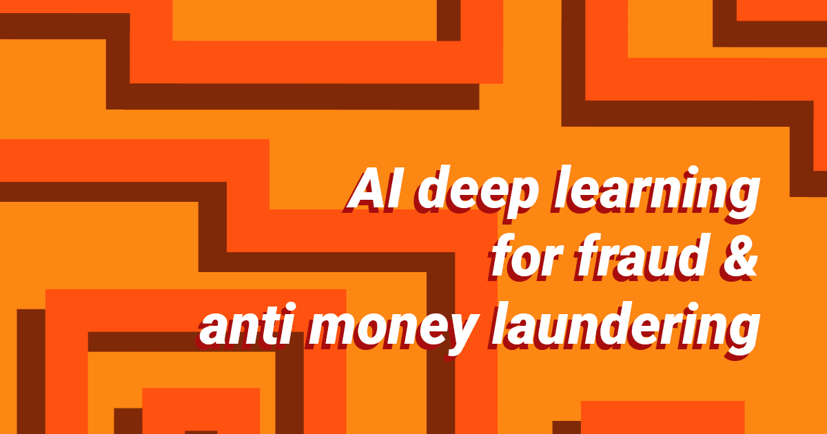 Deep Learning for Anti-Money Laundering with a feature store