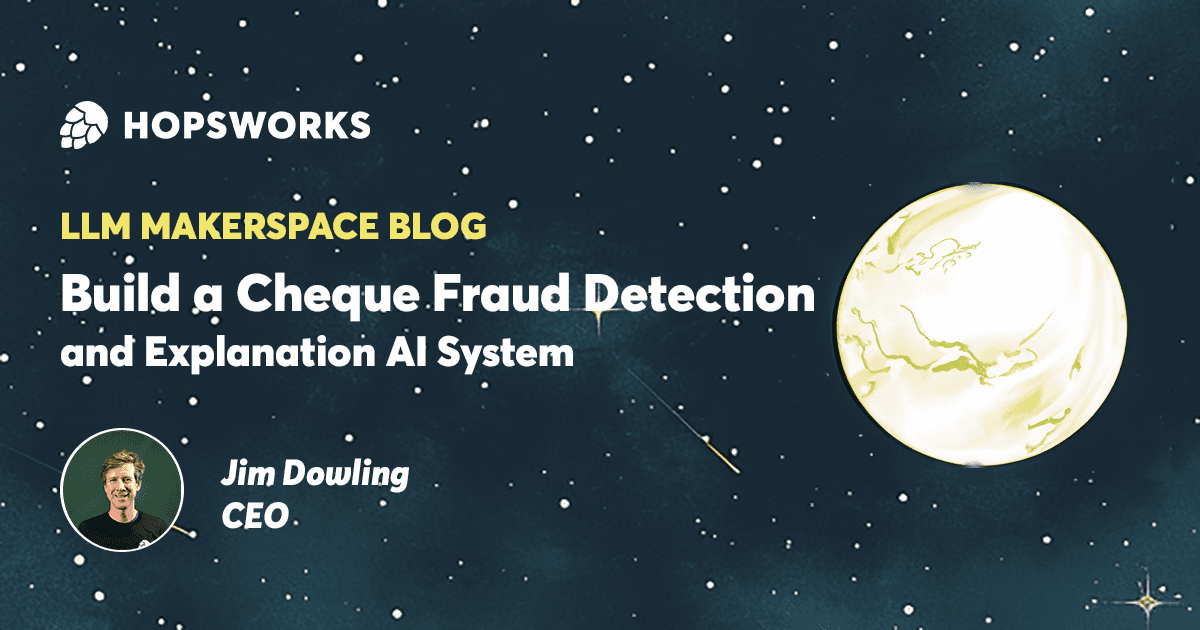Building a Cheque Fraud Detection and Explanation AI System using a fine-tuned LLM