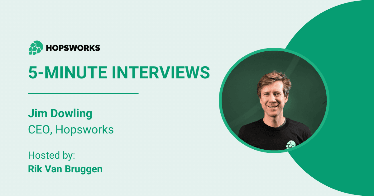 5-minute Interview with Jim Dowling