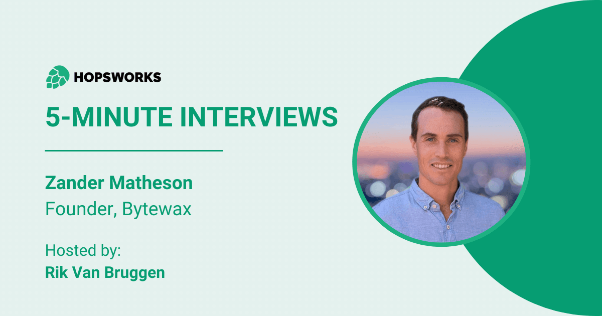 5-minute Interview with Zander Matheson