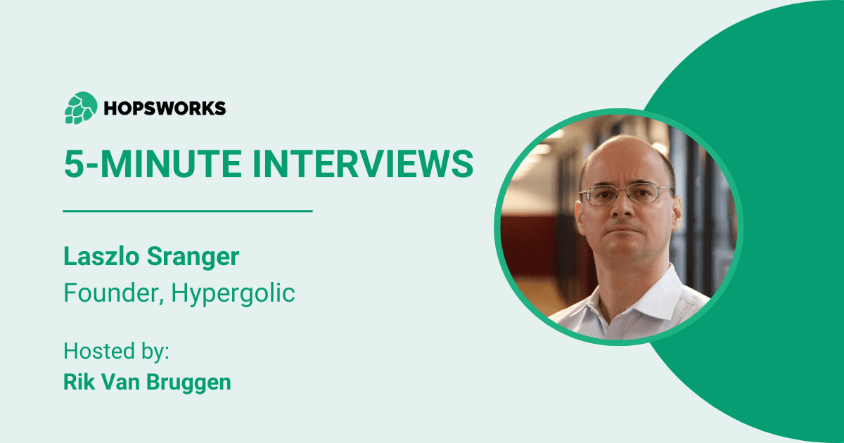 5-minute interview Laszlo Sragner