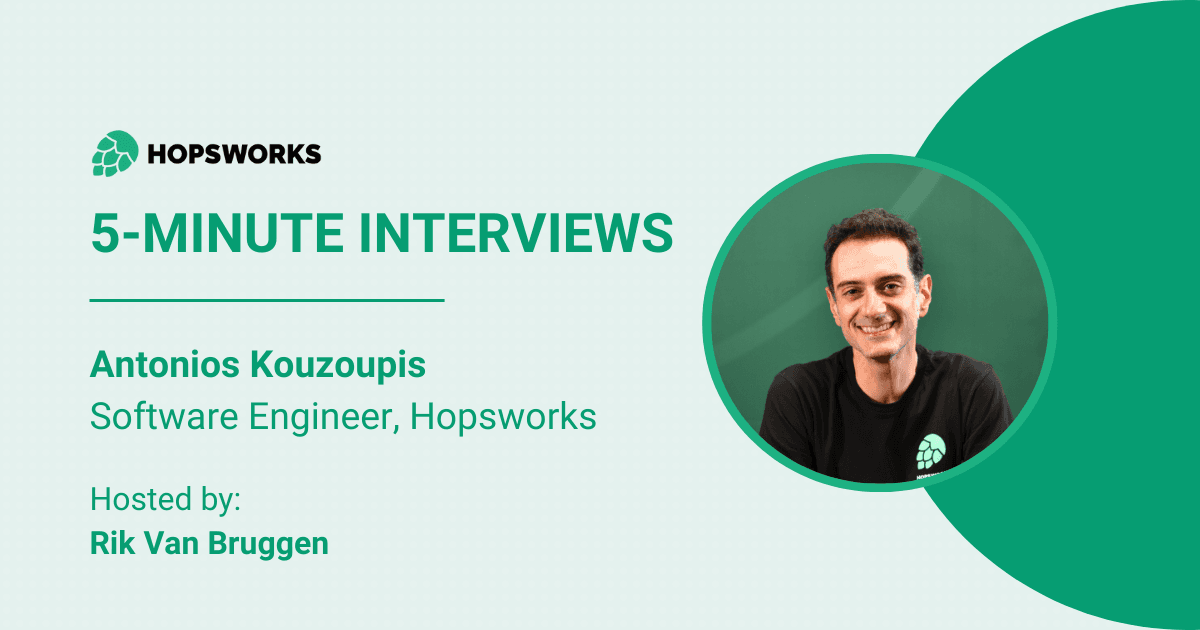 5-minute interview Antonios Kouzoupis