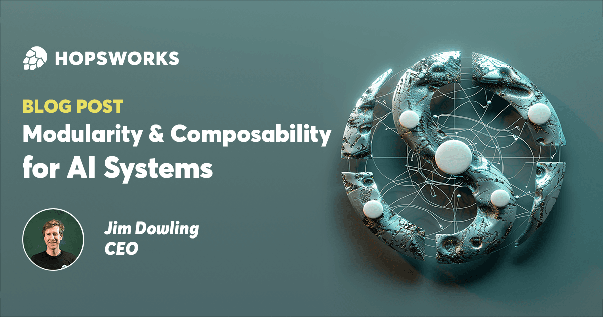 Modularity and Composability for AI Systems with AI Pipelines and Shared Storage