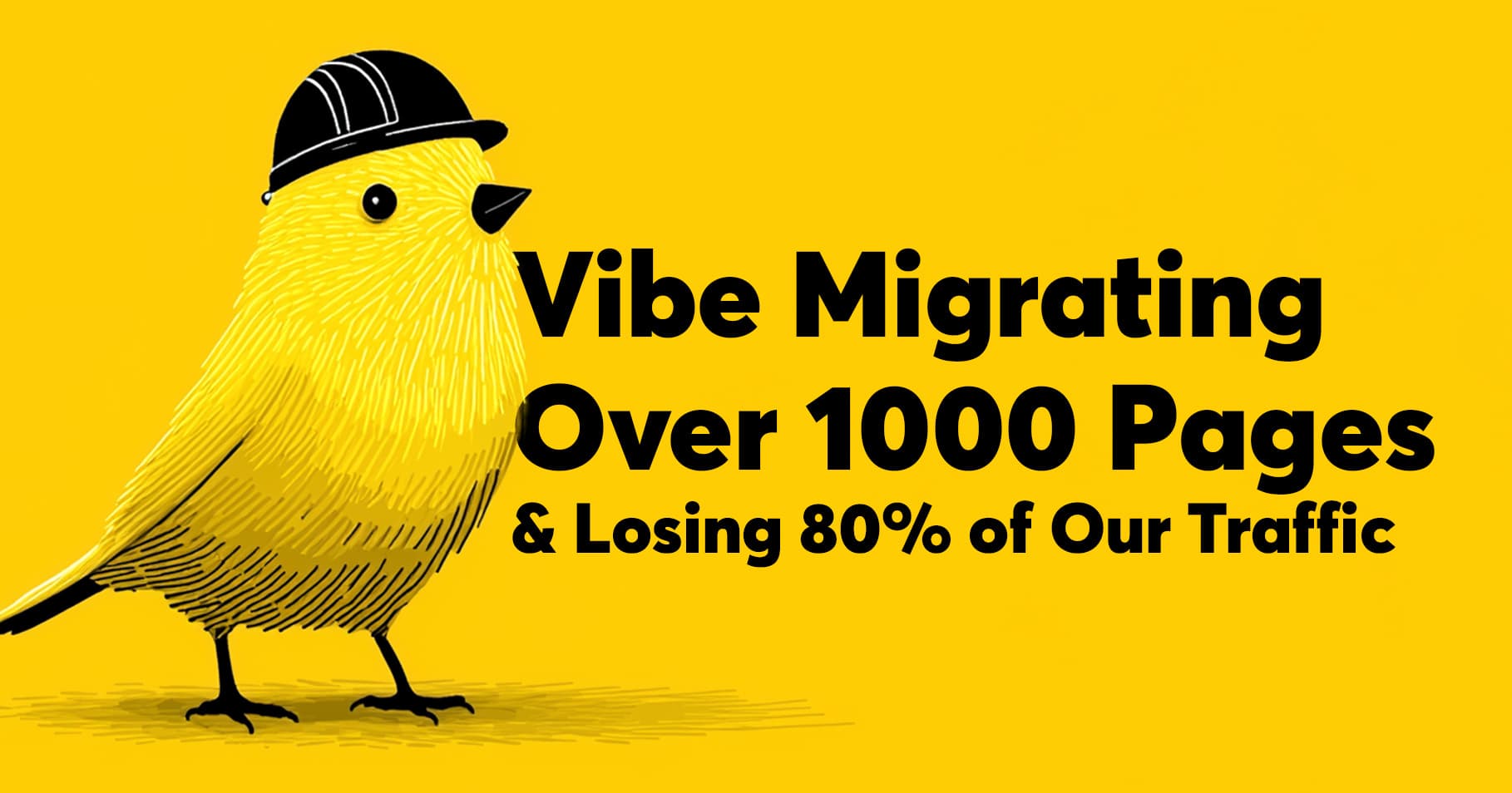 Vibe Migrating >1k Pages and Losing 80% of Our Traffic