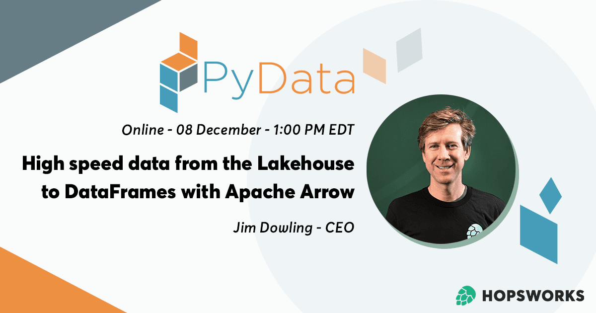 High speed data from the Lakehouse to DataFrames with Apache Arrow
