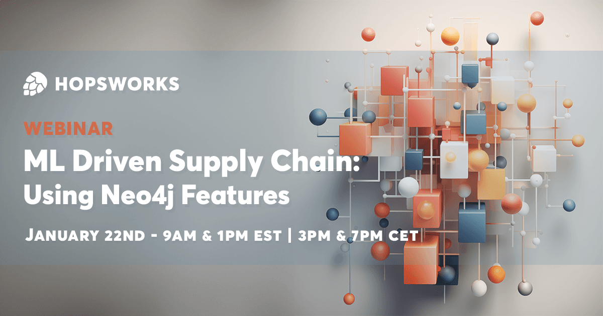 ML Driven Supply Chain using Neo4j features