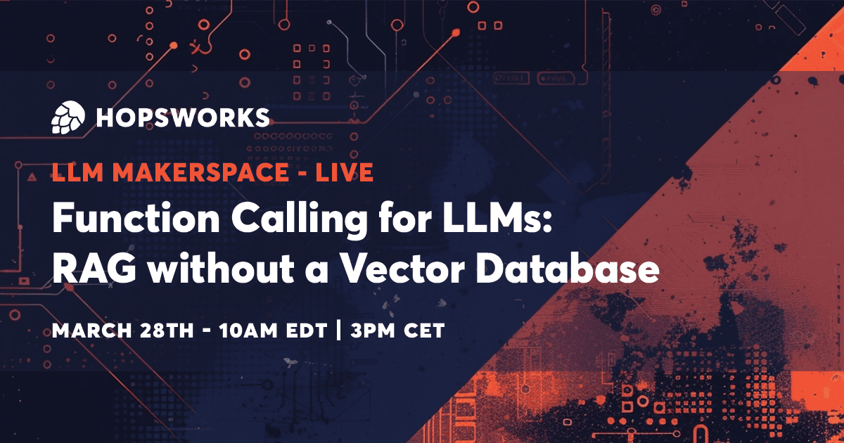 Function Calling for LLMs: RAG without a Vector Database