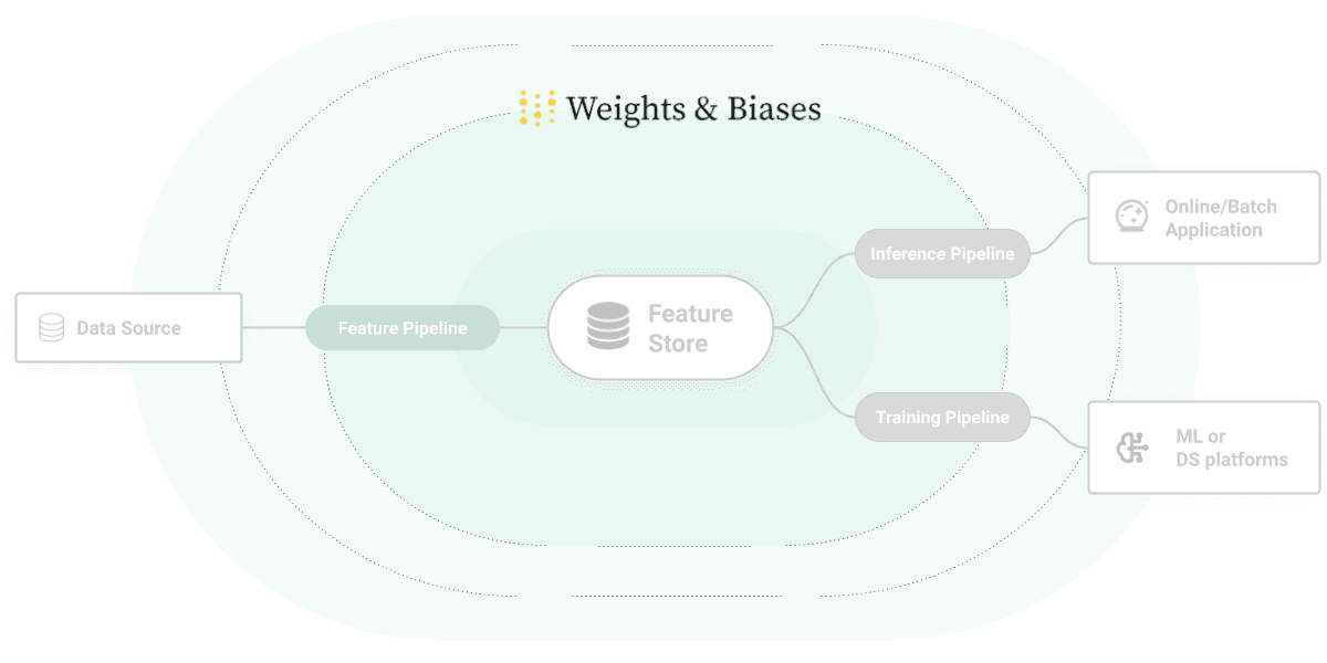 Weights and Biases architecture diagram